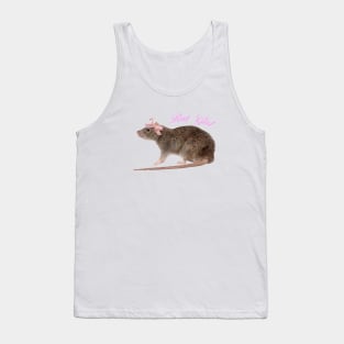 Rat Girl Pink Ribbon Bow Coquette, Y2k Graphi Tee, 90s Tee, Coquette Aesthetic Top, Trendy Tank Top